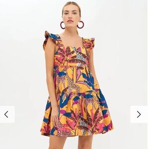 Oliphant SMOCKED SQUARE NECK MINI Size XS